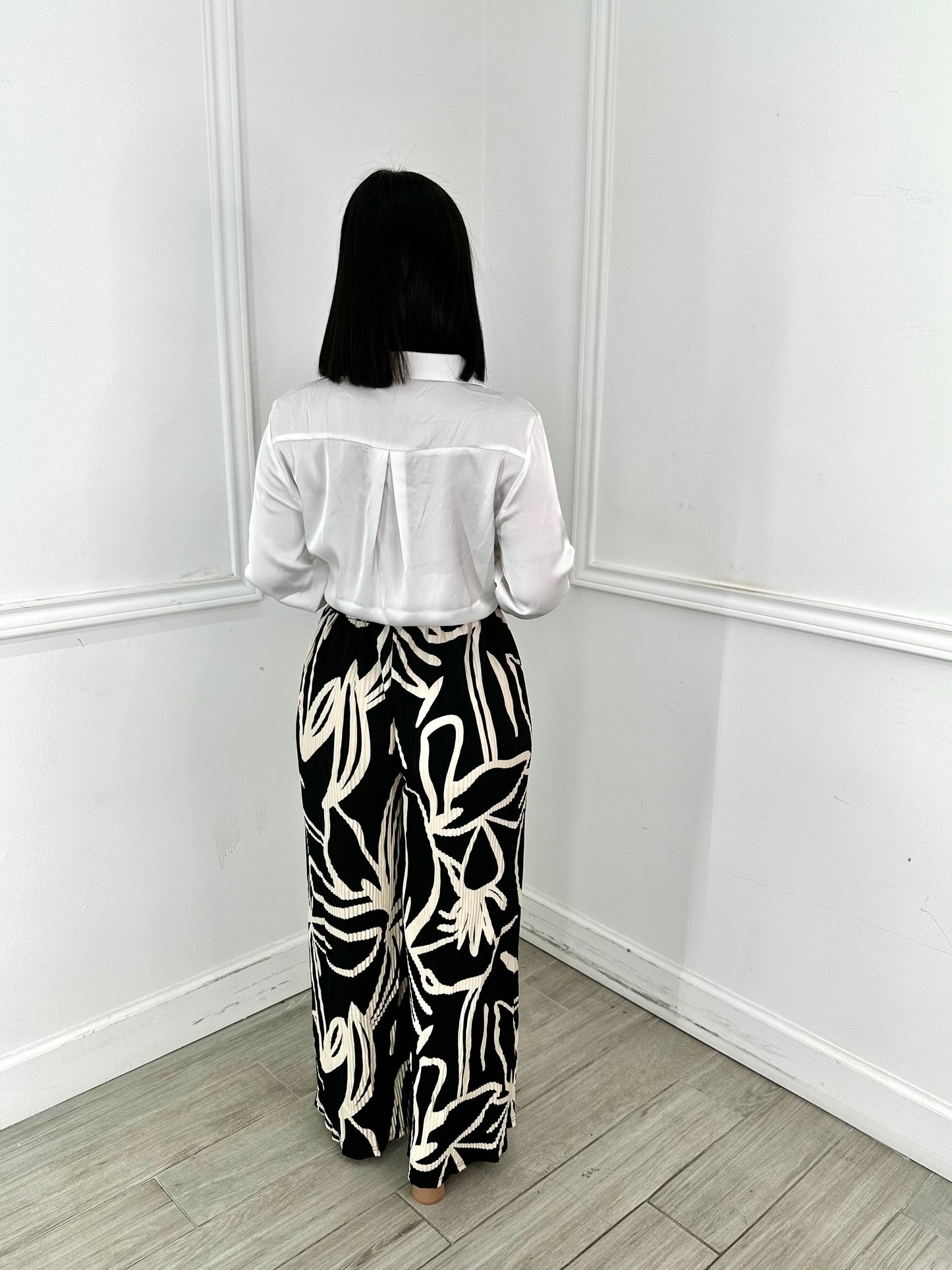 Wide Leg Pants Black