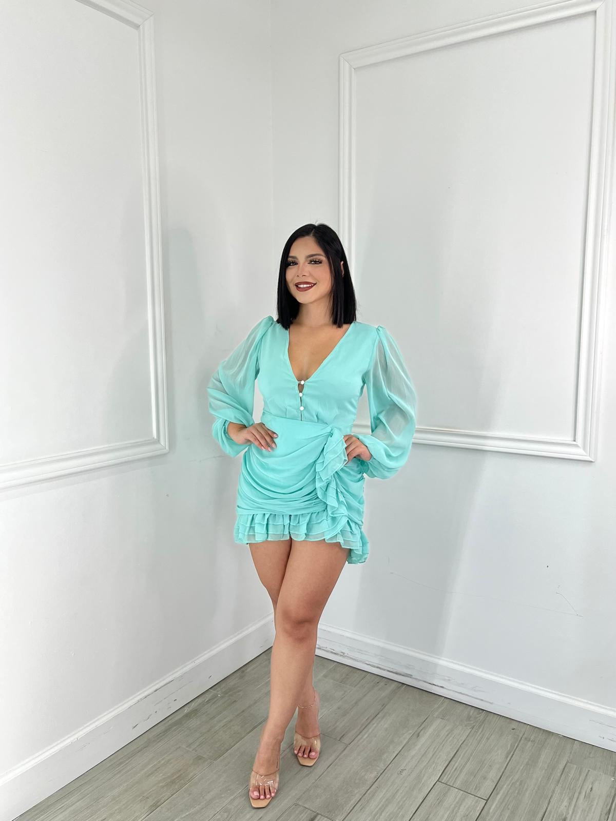 Turquoise Dress