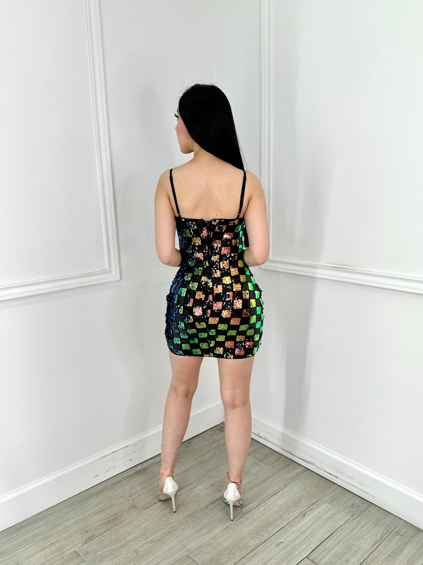 Multi-Color Dress Checker